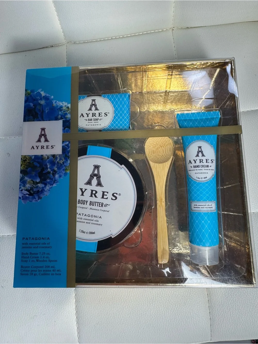 Ayres Patagonia Blue Body Butter & Hand Cream Set